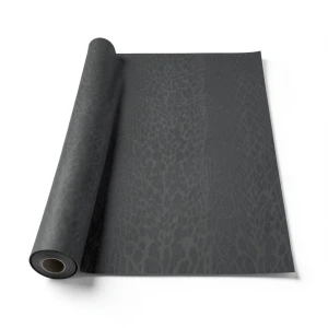 Italian Wallpaper Patterned Design Dark Gray, Size 10mx0.70m, Model RC18032