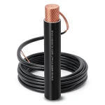 Copper Flexible Electrical Wire Conductor 10mm2, 450/750V, PVC Insulation, Black | Al Fanar