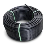 HDPE Plastic Coil Pipe PN 9.9 Bar PE 100 OD 25 mm SDR 13.6 Black