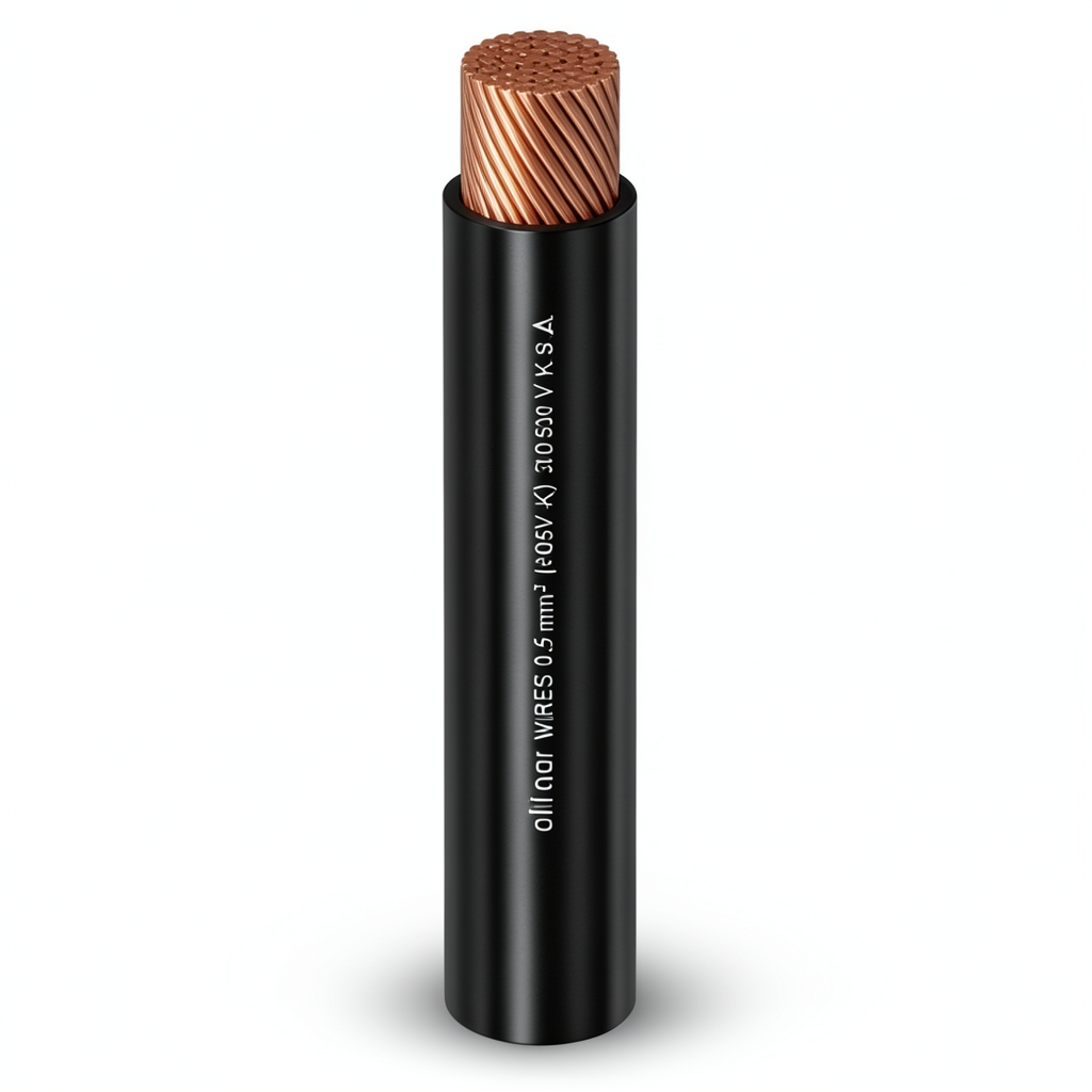 Copper Flexible Wire 70mm2 450/750V PVC Insulation, Black | Al Fanar