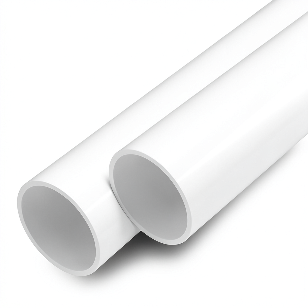 مواسير UPVC ضغط اسمي 25 بار قطر خارجي 180 مم سمك 16.4 مم لون أبيض