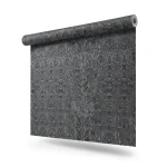 Italian Wallpaper Patterned Design Dark Gray, Size 10m x 0.70m, Model RC18063