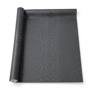 Italian Wallpaper Patterned Design Dark Gray, Size 10mx0.70m, Model RC18032