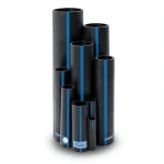 HDPE Pipes PE 100 Pressure 12.5 Bar Outside Diameter 50 mm Thickness 3.7 mm Black | SAPPCO