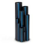 Sappco HDPE Pipes PE 100 Pressure 12.5 Bar Outside Diameter 75 mm Thickness 5.6 mm Black Color | SAPPCO