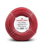 Stranded Copper Wire 35mm2 Conductor, 450/750V, PVC Insulation, Red | Jeddah Cables Company