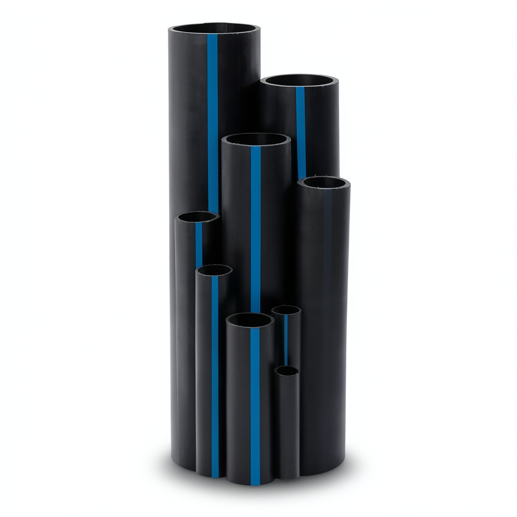 أنابيب HDPE سابكو PE 100 ضغط 12.5 بار قطر خارجي 110 مم سمك 8.1 مم لون أسود | سابكو
