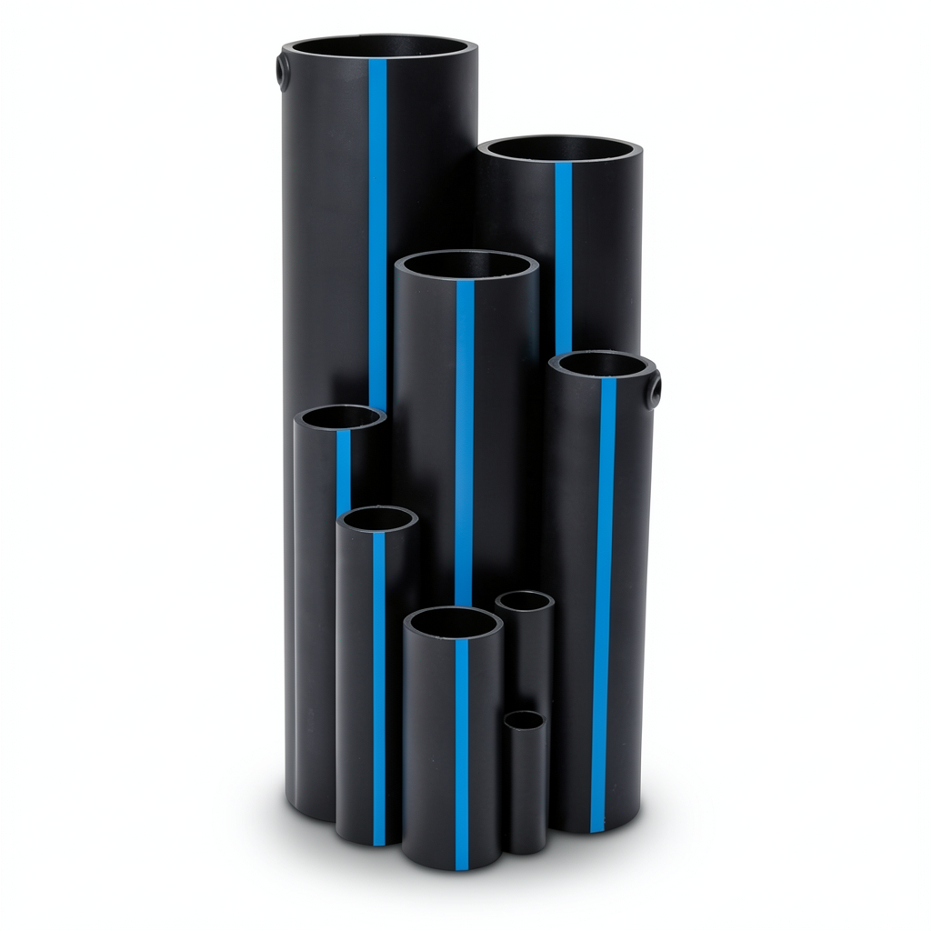 Sappco HDPE Pipes PE 100 Pressure 12.5 Bar Outside Diameter 125 mm Thickness 9.2 mm Black | SAPPCO