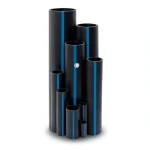 Sappco HDPE Pipes PE 100 Pressure 12.5 Bar Outside Diameter 180 mm Thickness 13.3 mm Black Color | SAPPCO