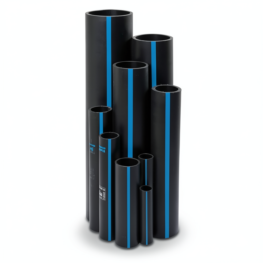 أنابيب HDPE سابكو PE 100 ضغط 12.5 بار قطر خارجي 200 مم سمك 14.7 مم لون أسود | سابكو
