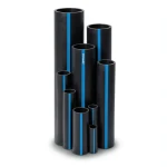Sappco HDPE Pipes PE 100 Pressure 12.5 Bar Outside Diameter 225 mm Thickness 16.6 mm Black | SAPPCO