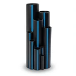 Sappco HDPE Pipes PE 100 Pressure 12.5 Bar Outside Diameter 315 mm Thickness 23.2 mm Black | SAPPCO