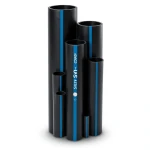 Sappco HDPE Pipes PE 100 Pressure 12.5 Bar Outside Diameter 400 mm Thickness 29.4 mm Black | SAPPCO