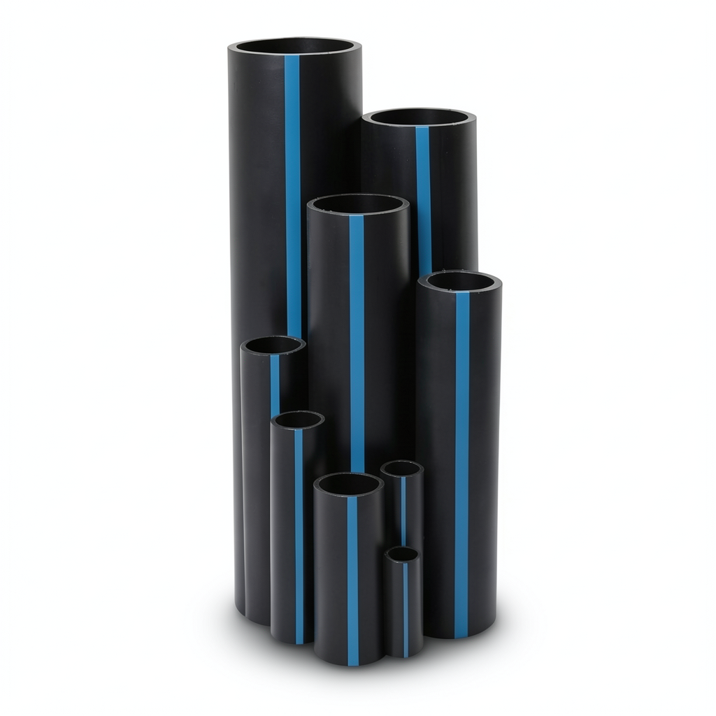 أنابيب HDPE سابكو PE 100 ضغط 10 بار قطر خارجي 630 مم سمك 37.4 مم لون اسود | سابكو