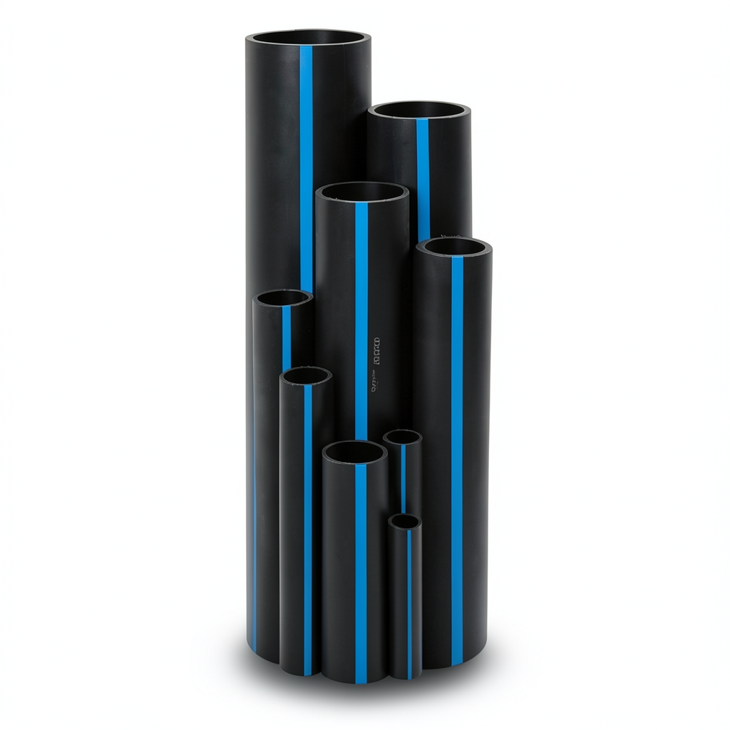 أنابيب HDPE سابكو PE 100 ضغط 10 بار قطر خارجي 400 مم سمك 23.7 مم لون أسود | سابكو