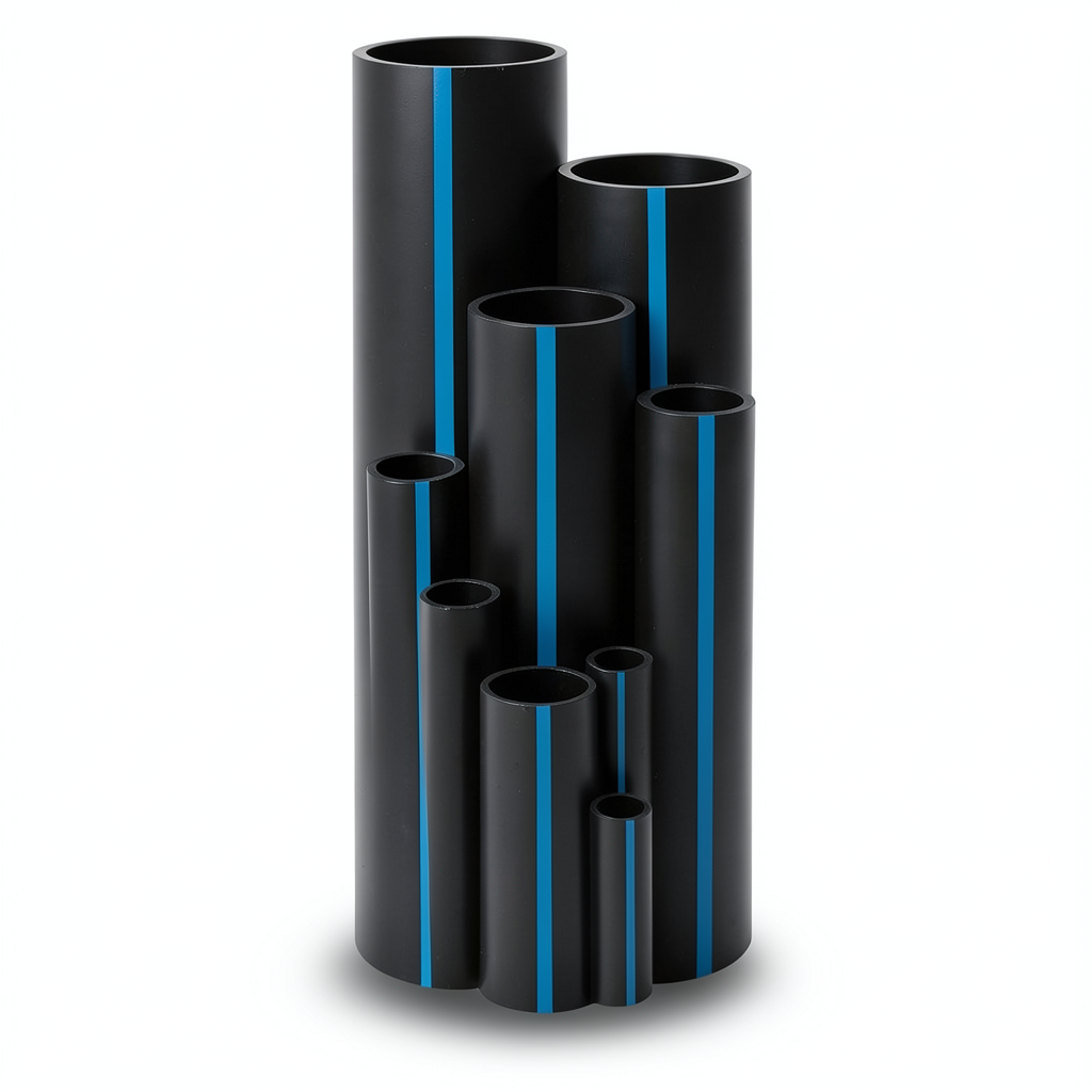 أنابيب HDPE PE 100 ضغط 12.5 بار قطر خارجي 50 مم سمك 3.7 مم لون أسود | سابكو