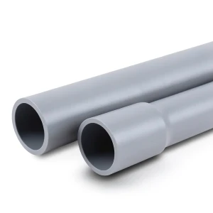 مواسير UPVC ضغط 13.8 بار مقاس 3/4 إنش سمك 1.5 مم لون رمادي