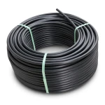 HDPE Plastic Coil Pipe Nominal Pressure 4 Bar PE 100 OD 125 mm SDR 33 Black