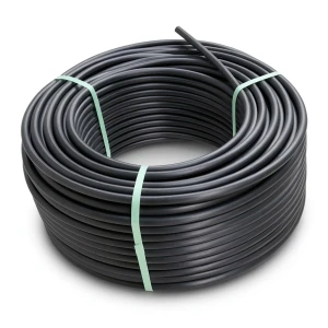 HDPE Plastic Coil Pipe Nominal Pressure 4 Bar PE 100 OD 125 mm SDR 33 Black