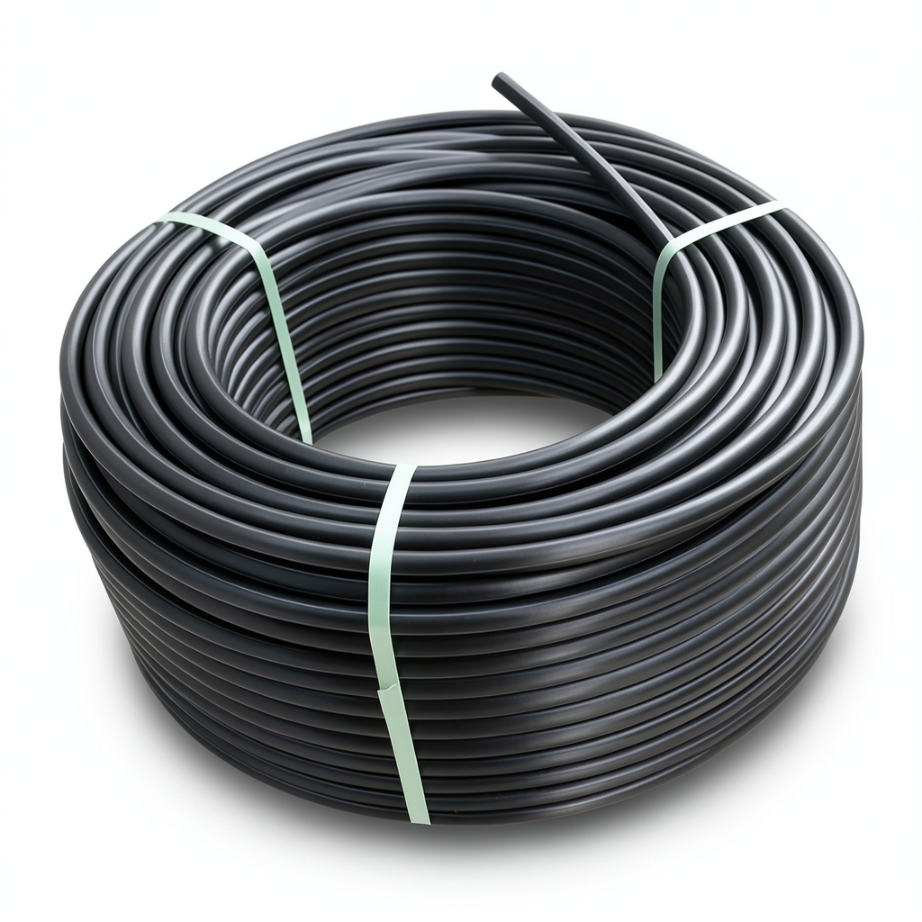 HDPE Plastic Coil Pipe PN 4 Bar PE 100 OD 160 mm SDR 33 Black