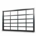 Contemporary Aluminum Glass Garage Door