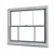 American Style Double-Hung Aluminum Window