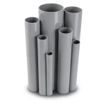 UPVC Pipes Nominal Pressure 21.7 Bar Size 1 inch Thickness 2.5 mm Gray