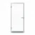 10mm Clear Glass Bathroom Door