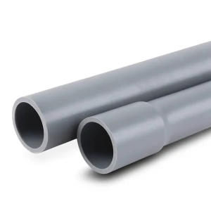 UPVC Pipes Nominal Pressure 8.6 Bar Size 1 1/2 inch Thickness 1.5 mm Gray