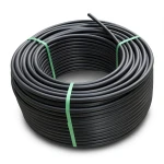 HDPE Plastic Coil Pipe PN 9.9 Bar PE 100 OD 63 mm SDR 13.6 Black
