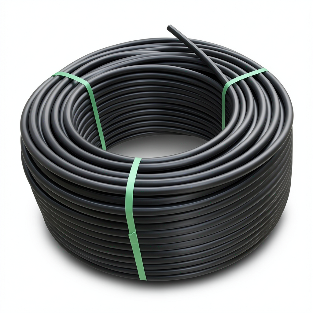 HDPE Plastic Coil Pipe PN 9.9 Bar PE 100 OD 63 mm SDR 13.6 Black