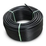 HDPE Plastic Coil Pipe Nominal Pressure 9.9 Bar PE 100 OD 75 mm SDR 13.6 Black