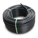 HDPE Plastic Coil Pipe Nominal Pressure 9.9 Bar PE 100 125 mm SDR 13.6 Black