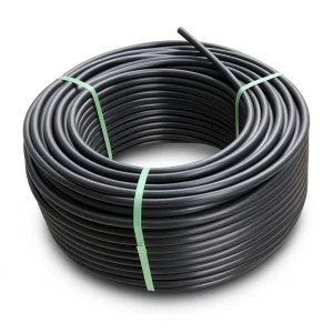 لفة أنابيب بلاستيك HDPE ضغط 9.9 بار PE 100 قطر خارجي 125 مم SDR 13.6 لون أسود