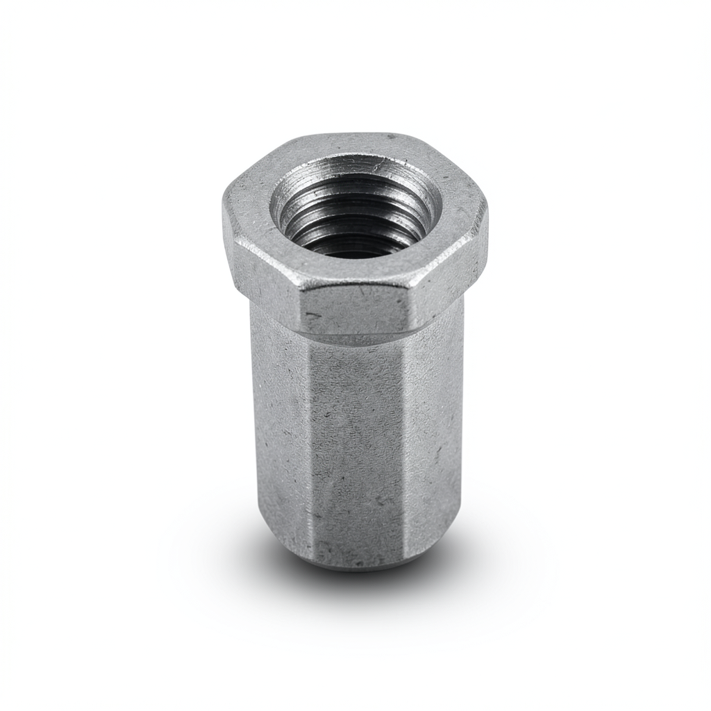 DIN 6334 Long Hex Coupling Nut (M2-M40)
