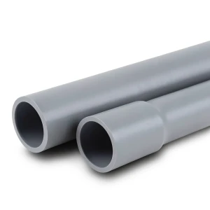 UPVC Pipes Nominal Pressure 11 Bar Size 4 inch Thickness 4.4 mm Gray