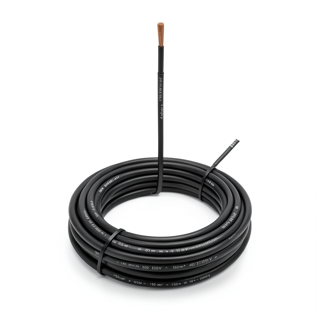 Copper Flexible Size Conductor 150mm, 450/750volts, PVC Insulation, Black | Al Fanar