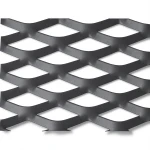 Hot Rolled Black Steel Expanded Metal Mesh Thickness 1.2 mm Width 1.22 m Length 1 m