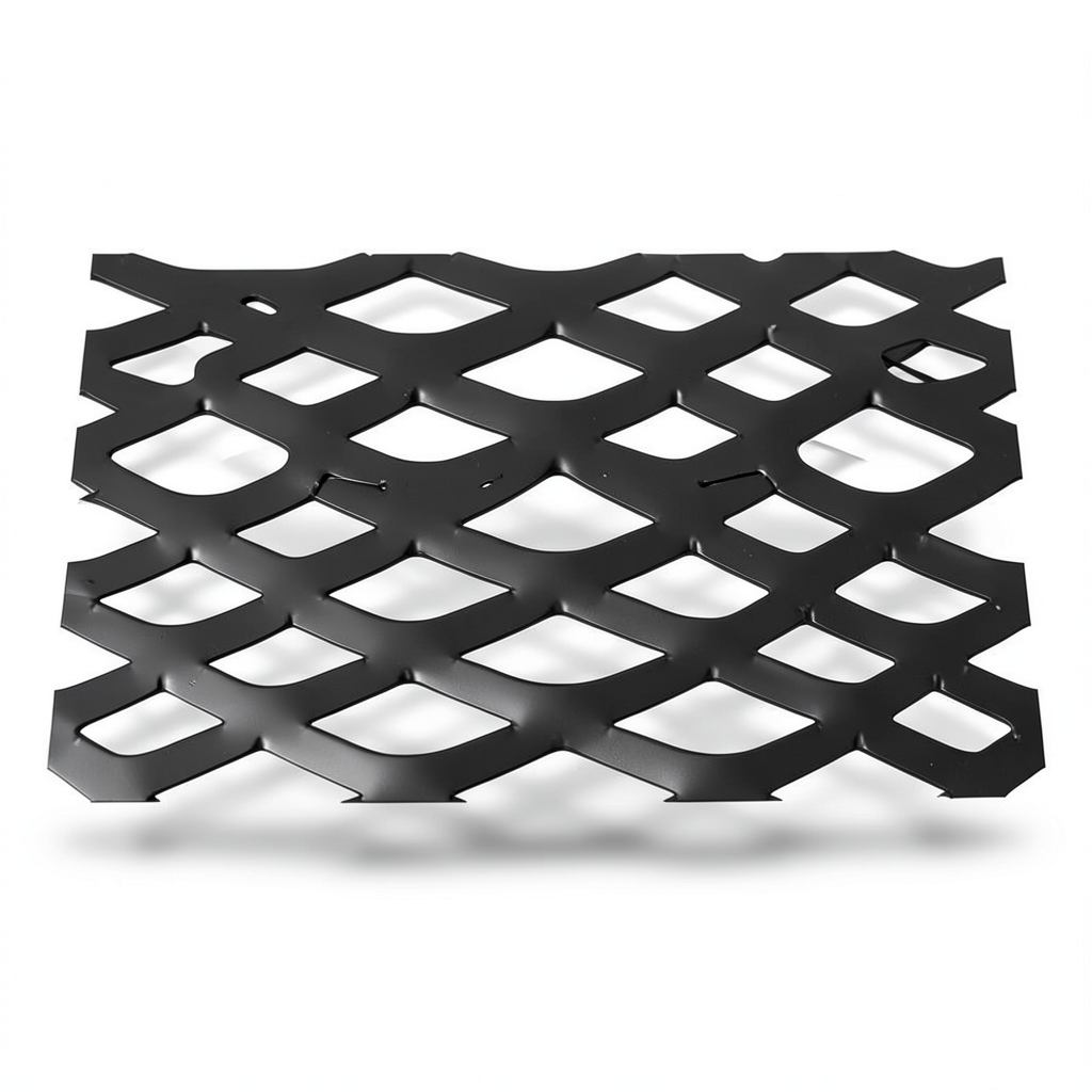 Hot Rolled Black Steel Expanded Metal Mesh Thickness 1.2 mm Width 1.22 m Length 2 m