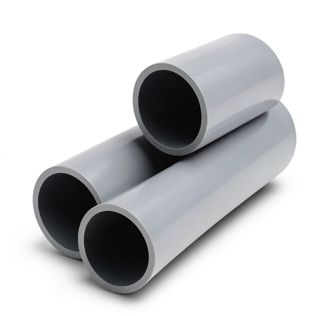 UPVC Pipe Class 5 Outside Diameter 125 mm Thickness 9.3 mm Gray Color