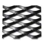 Hot Rolled Black Steel Expanded Metal Mesh Thickness 1.2 mm Width 1.22 m Length 6 m