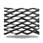 Hot Rolled Black Steel Expanded Metal Mesh Thickness 1.2 mm Width 1.22 m Length 4 m