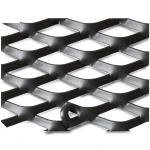 Hot Rolled Black Steel Expanded Metal Mesh Thickness 1.2 mm Width 1.22 m Length 7 m