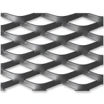 Hot Rolled Black Steel Expanded Metal Mesh Thickness 1.4 mm Width 1.22 m Length 3 m