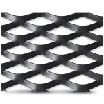 Hot Rolled Black Steel Expanded Metal Mesh Thickness 1.4 mm Width 1.22 m Length 4 m