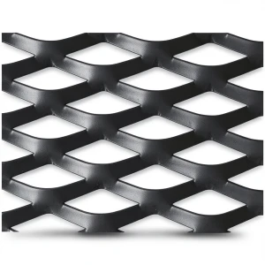 Hot Rolled Black Steel Expanded Metal Mesh Thickness 1.4 mm Width 1.22 m Length 4 m