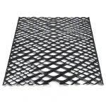 Hot Rolled Black Steel Expanded Metal Mesh Thickness 1.2 mm Width 1.22 m Length 1 m