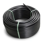 HDPE Plastic Coil Pipe PN 9.9 Bar PE 100 50 mm SDR 13.6 Black