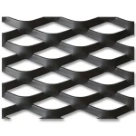 Hot Rolled Black Steel Expanded Metal Mesh Thickness 1.2 mm Width 1.22 m Length 3 m