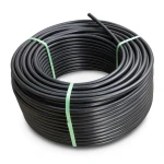 HDPE Plastic Coil Pipe Nominal Pressure 9.9 Bar PE 100 OD 75 mm SDR 13.6 Black